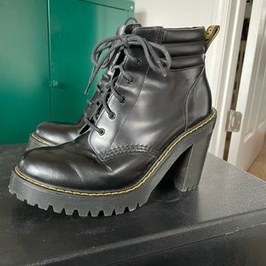 Doc Marten Persephone Heels Black Size 9